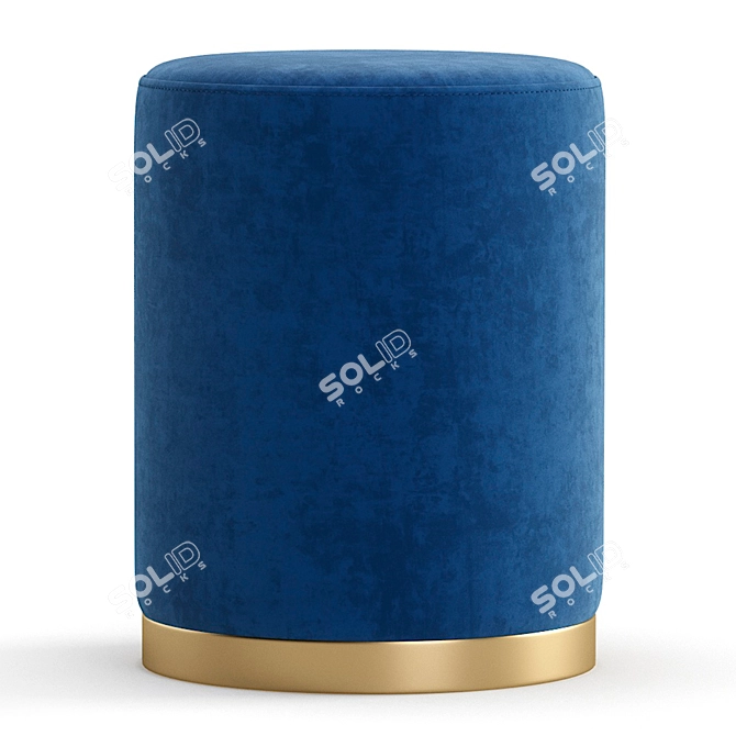 Elegant Pouf: Stylish and Versatile 3D model image 4