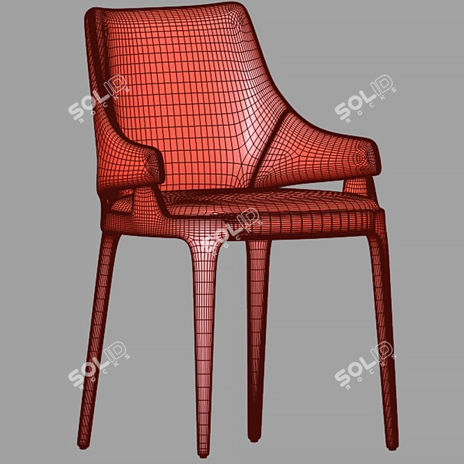  Potocco Velis Chair: Stylish, Versatile Seating 3D model image 3