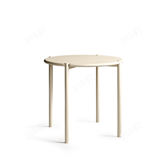 Customizable Wooden Desk: DT 042 3D model image 3