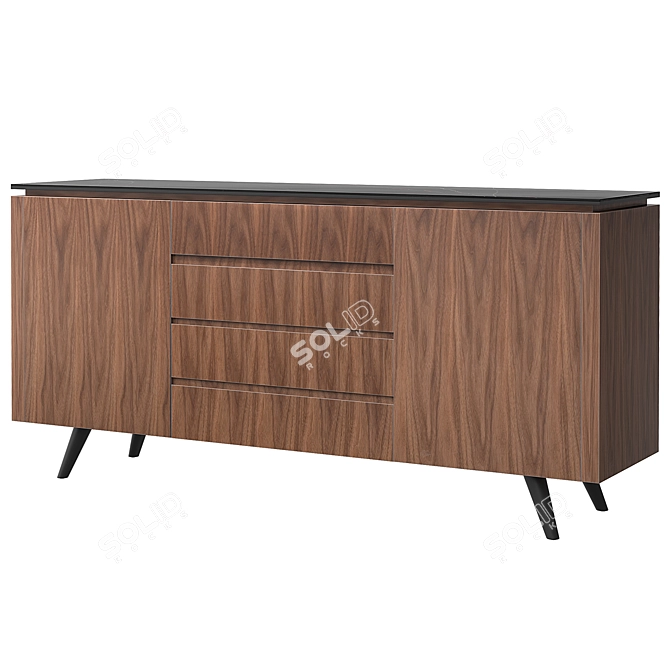 Nottingham Sideboard with Ceramic Top 3D model image 4