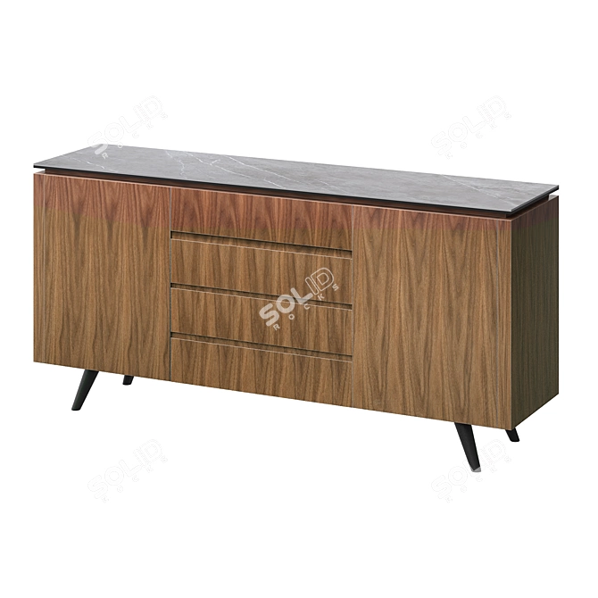 Nottingham Sideboard with Ceramic Top 3D model image 5