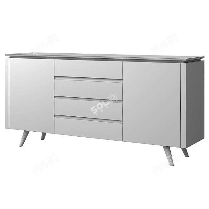 Nottingham Sideboard with Ceramic Top 3D model image 7