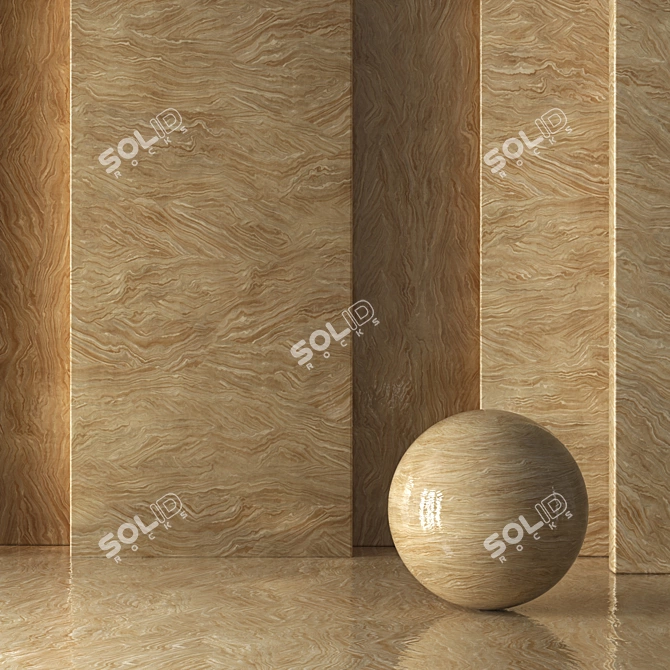 Elegant Marble Tiles for Luxury Décor 3D model image 3