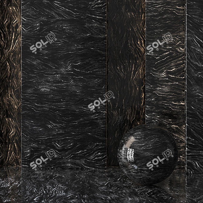 Elegant Marble Tiles for Luxury Décor 3D model image 5