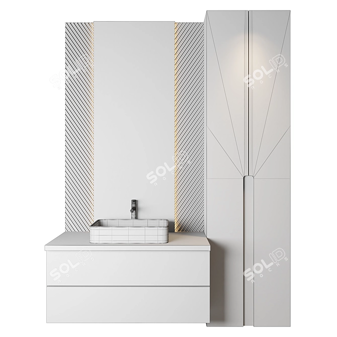 Luxury Bathroom 66: Elegant and Modern 3D model image 2