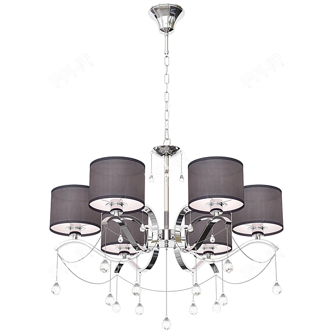 Elegant MW-Light Federica Chandelier 3D model image 1