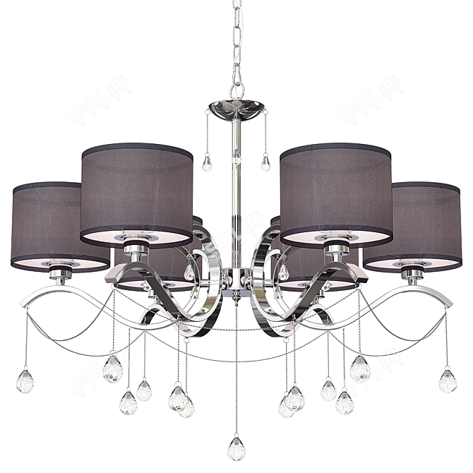 Elegant MW-Light Federica Chandelier 3D model image 2