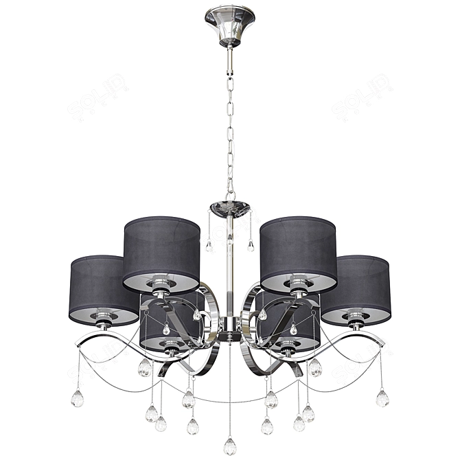 Elegant MW-Light Federica Chandelier 3D model image 3