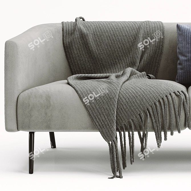 Kaiwa Contemporary Sofa - Modern Design, V-Ray Render (3Ds Max 2013) 3D model image 3