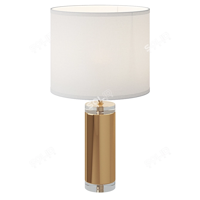 Elegant Maia Table Lamp 3D model image 1