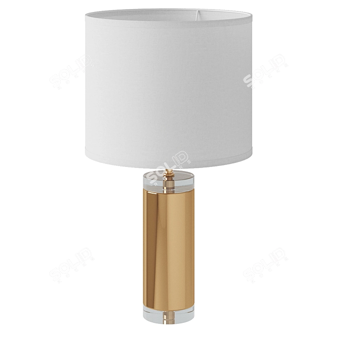 Elegant Maia Table Lamp 3D model image 2