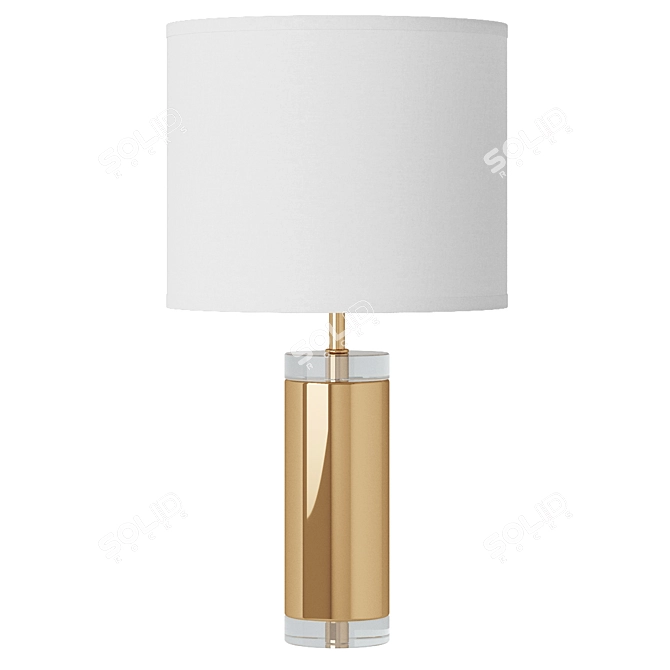 Elegant Maia Table Lamp 3D model image 4