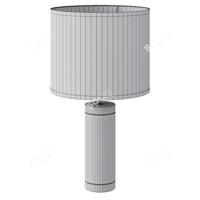 Elegant Maia Table Lamp 3D model image 5