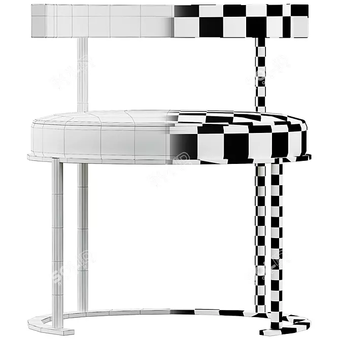 Sleek Modern Chair Giopangani 3D model image 5