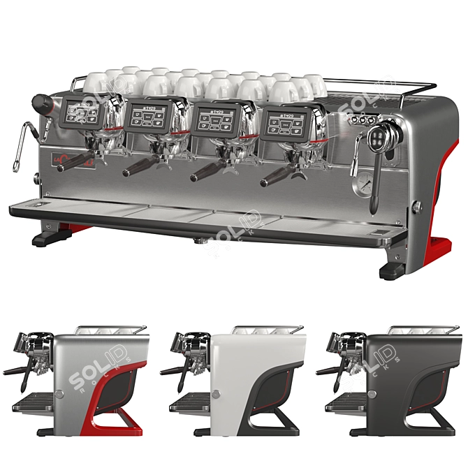 La Cimbali M200: Exceptional Coffee Machine for Your Coffee Shop 3D model image 1