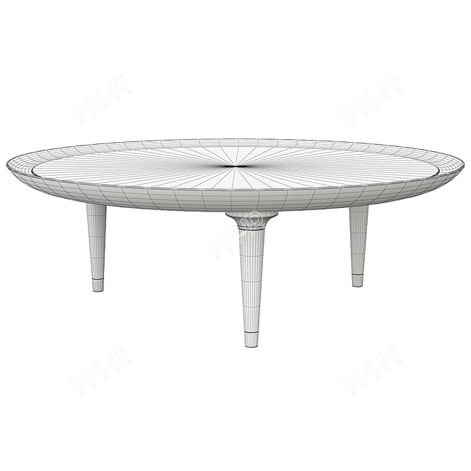 Sophisticated Garten Top Coffee Table 3D model image 2