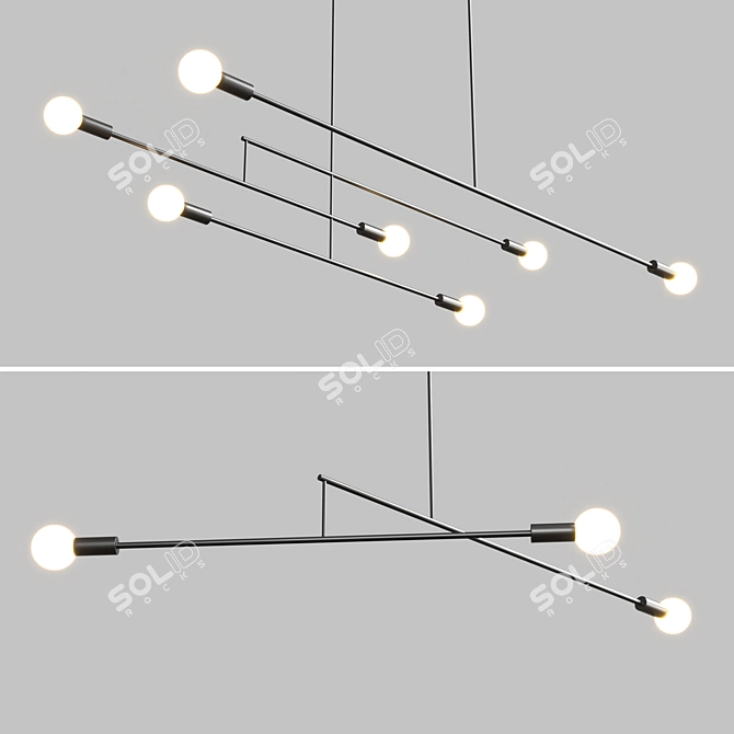 Large Mobile Light 3D model image 1