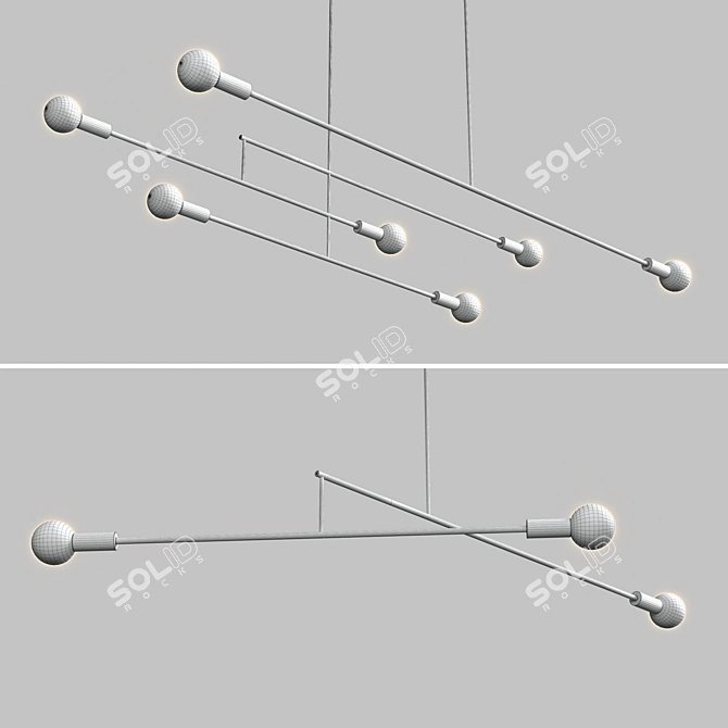 Large Mobile Light 3D model image 4