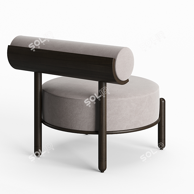 Elevate Your Space: Torii Slipper Chair 3D model image 4