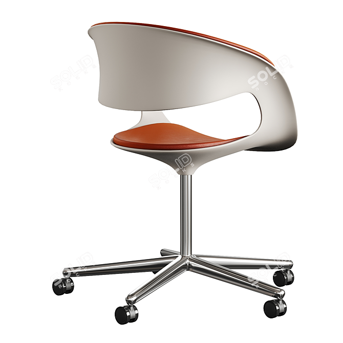 Elevated Comfort: The Lox Chair 3D model image 5