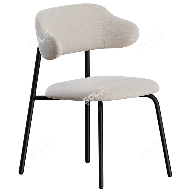 Modern Aloa Dining Chair | Artifort Design 3D model image 1