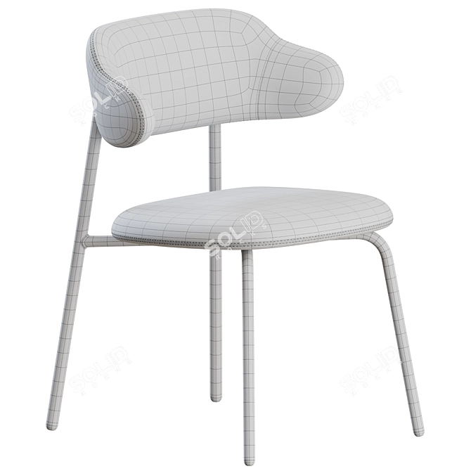 Modern Aloa Dining Chair | Artifort Design 3D model image 4