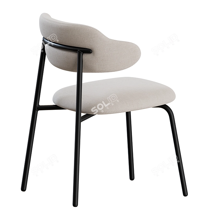 Modern Aloa Dining Chair | Artifort Design 3D model image 6