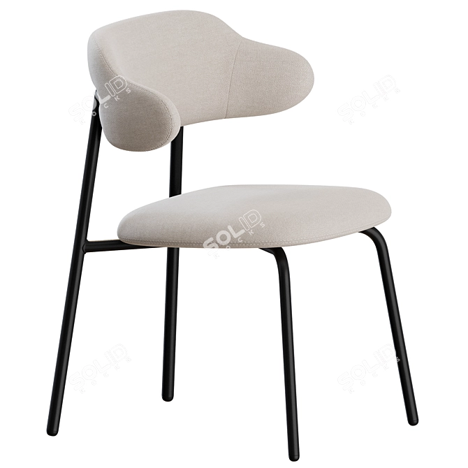 Modern Aloa Dining Chair | Artifort Design 3D model image 7