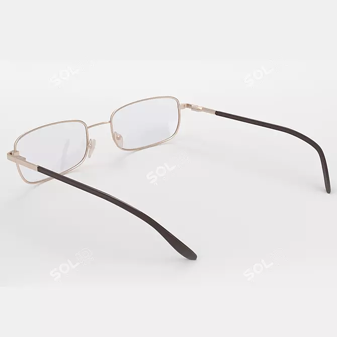 Sleek PC Glasses 3D model image 3