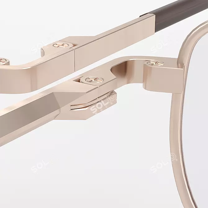 Sleek PC Glasses 3D model image 5