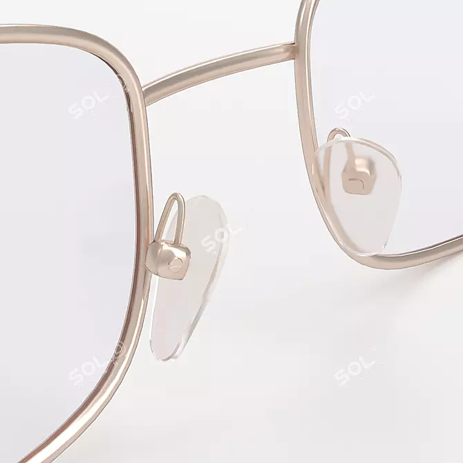 Sleek PC Glasses 3D model image 6