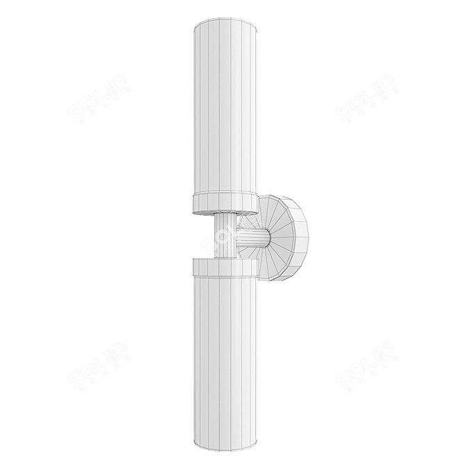 Elegant Livex Bathroom Sconce 3D model image 2