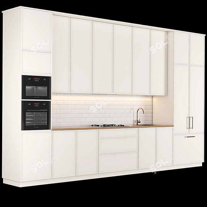 Modern Kitchen 46: Stylish and Functional 3D model image 2