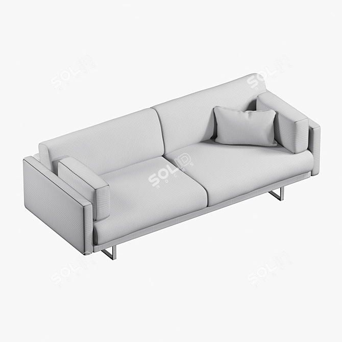 Elegant Alato Sofa: Comfort Redefined 3D model image 3