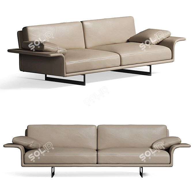 Elegant Alato Sofa: Comfort Redefined 3D model image 5