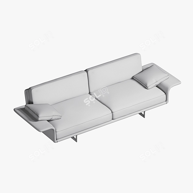 Elegant Alato Sofa: Comfort Redefined 3D model image 7