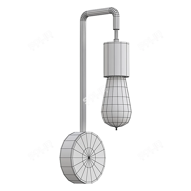 Modern Calvani Pendant Light 3D model image 2