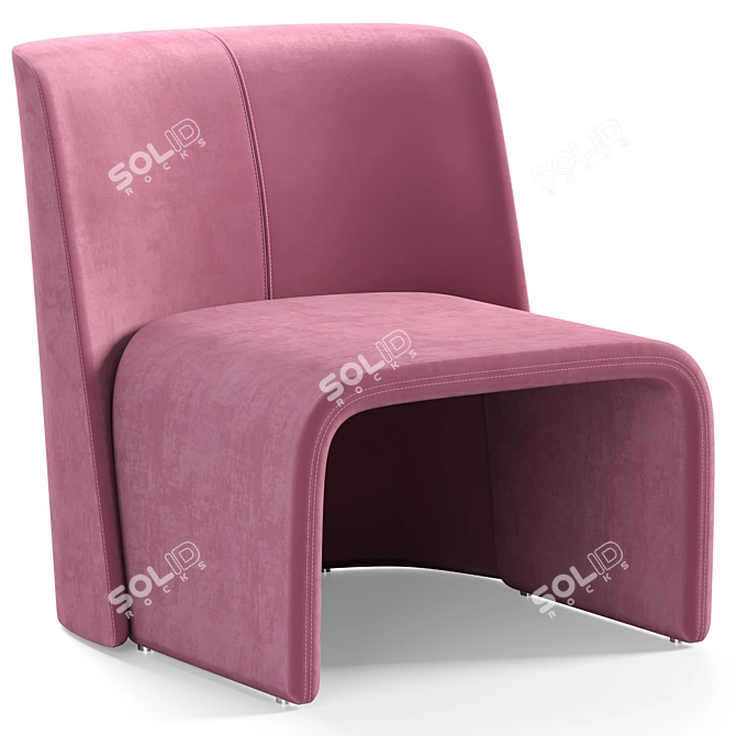 Elegant Legacy Armchair by Dompaka 3D model image 2