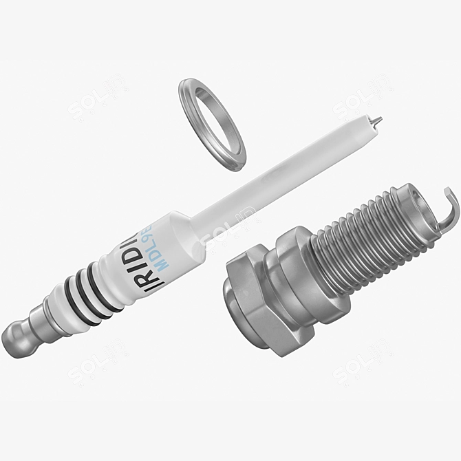 High Performance Spark Plug 3D model image 4