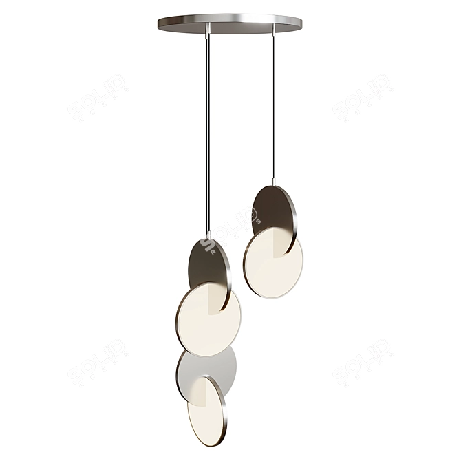 Wooddi Twilight 3 Pendant Lamp 3D model image 1