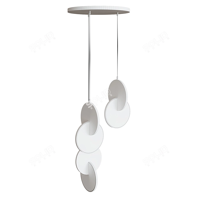 Wooddi Twilight 3 Pendant Lamp 3D model image 2