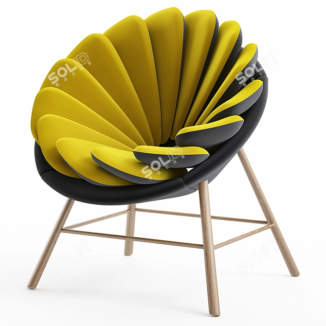 Modern Quetzal Armchair 3D model image 1