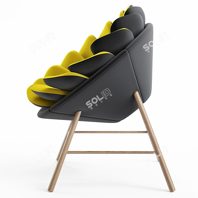 Modern Quetzal Armchair 3D model image 3