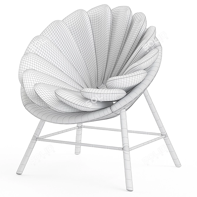 Modern Quetzal Armchair 3D model image 6