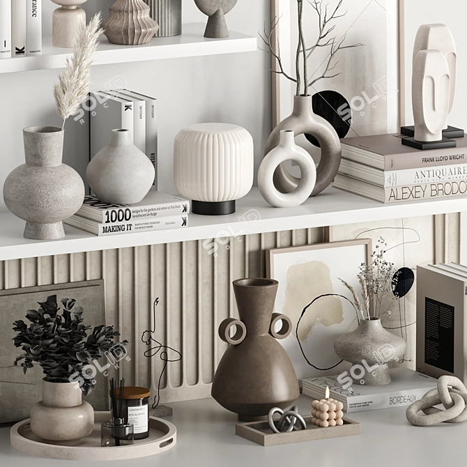 Elegant Decor Set | High Quality & Versatile 3D model image 2