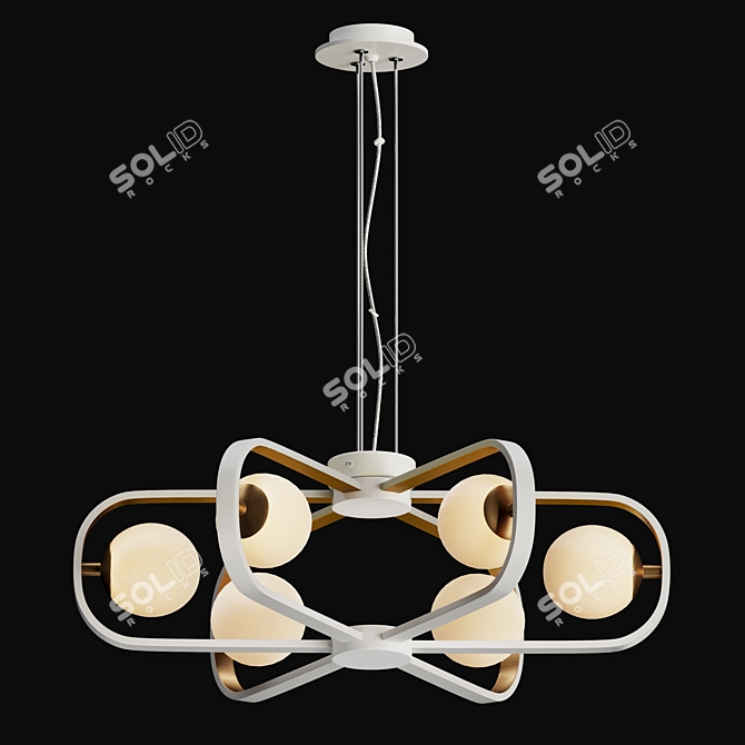 Maytoni Avola Hanging Chandelier - Elegant Lighting Fixture 3D model image 1