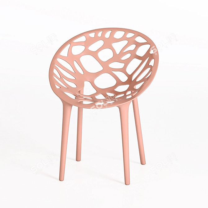 Modern Ores Armchair: Organic Design 3D model image 2