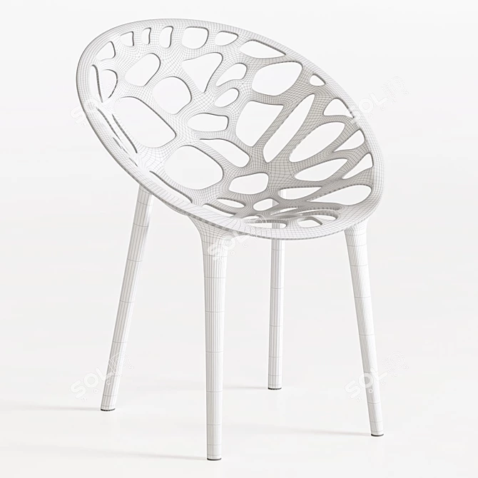 Modern Ores Armchair: Organic Design 3D model image 8