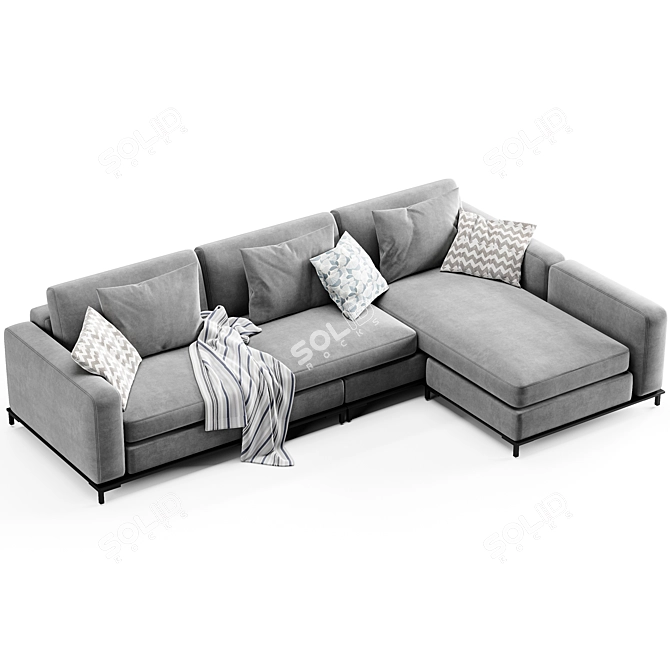 Modern BoConcept Sofa - 2015 Design 3D model image 3