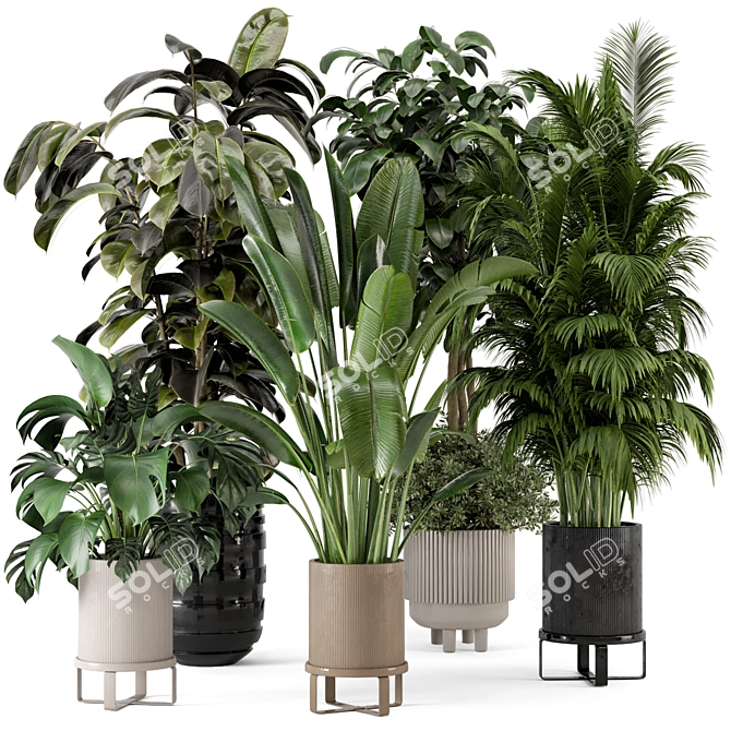 Ferm Living Bau Pot Large - Set 548: Indoor Elegance 3D model image 1